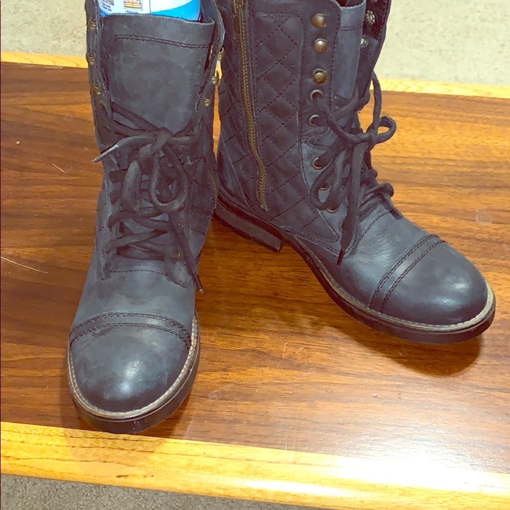 Steve madden leather boots